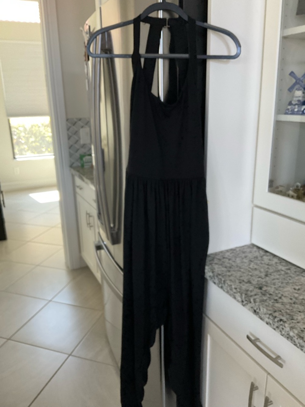 HALARA Black Racerback jumpsuit NWT